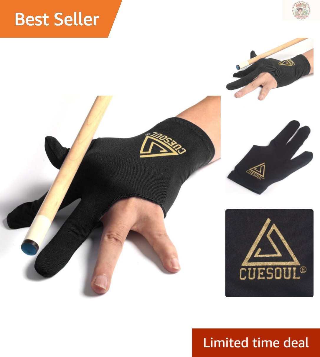 Adult Size Billiards Gloves - 10-Count Ambidextrous Set for Maximum Comfort