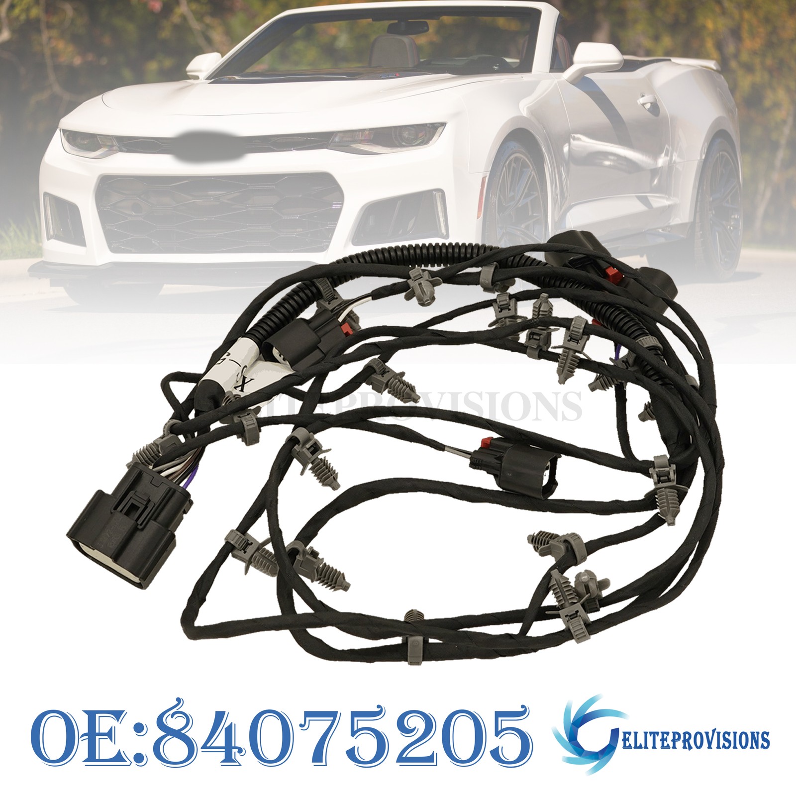 NEW For 2016-2018 Camaro 84075205 Front Bumper Grille Bumper Components-Harness