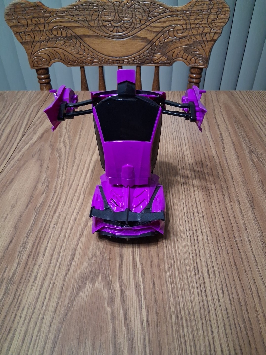 PURPLE Transforming Remote Control Car One Button Transformation
