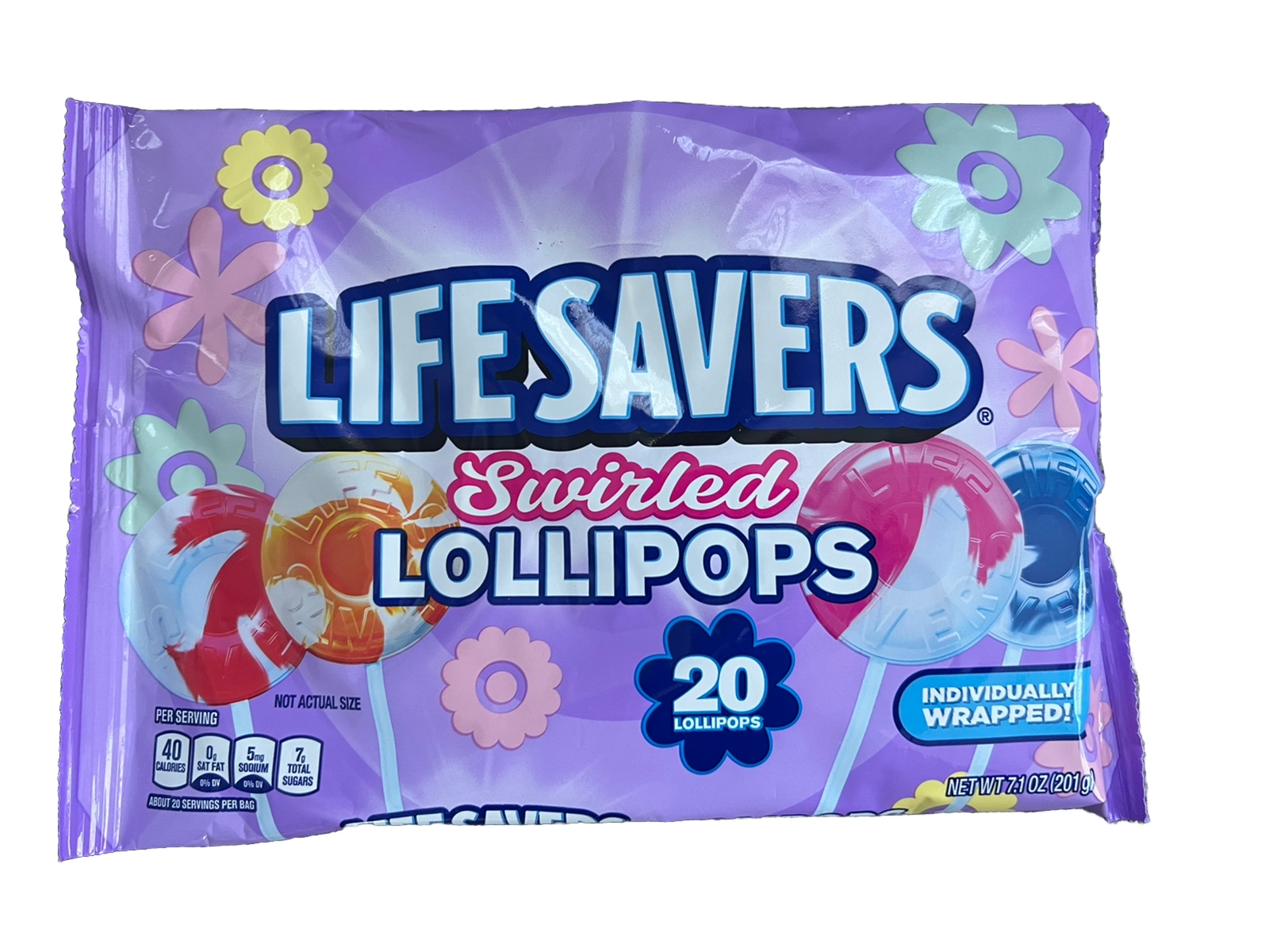 LifeSavers Swirled Lollipops Bag of  20 Ltd Ed 7.1 oz - Pack of 2