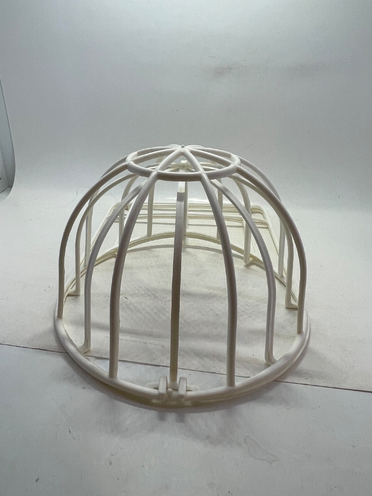 2-Piece Ball Cap Washer Frame - Plastic White