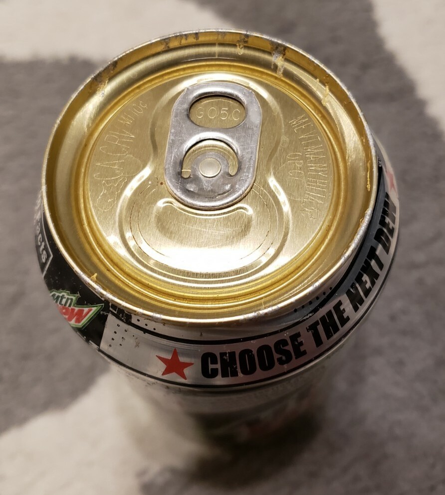 Mountain Dew 2010 Distortion Soda Dewmocracy Empty READ