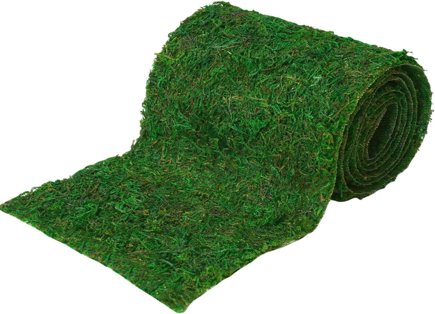 Roll of Green Moss for Fairy Gardens Wedding Other Arts and Crafts (15.3x130cm (