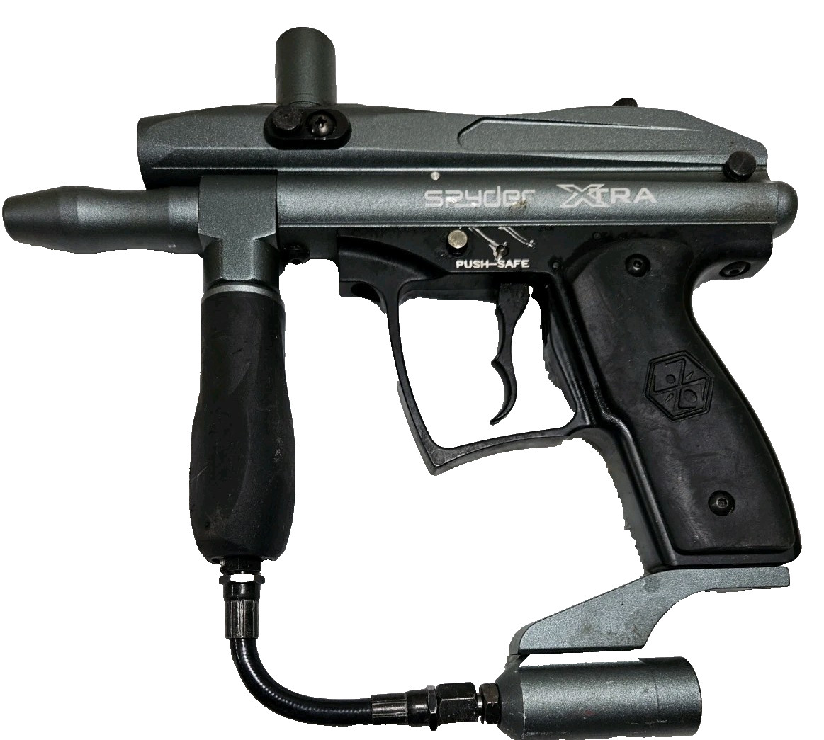 FOR PARTS OR REPAIR VALVE LEAKS Spyder Xtra Paintball Gun No Barrel FREE SHIP