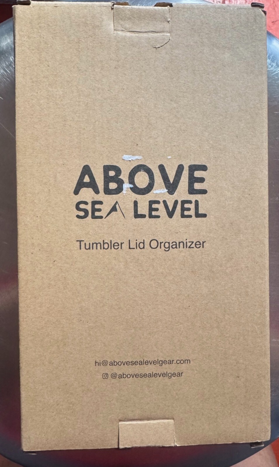 Above sea level Tumbler Lid Organizer