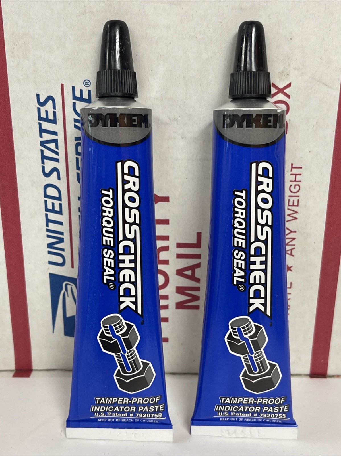 Lot Of 2. DYKEM Cross Check Torque Seal Tamper-Proof Indicator Blue