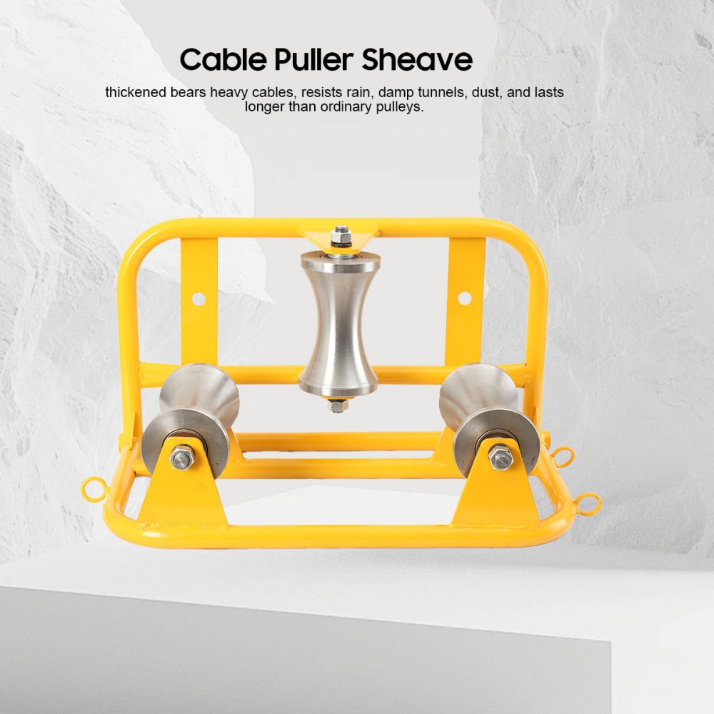 Heavy-Duty Cable Pulley Sheave | Stable, Smooth Feeding & Wire Protection