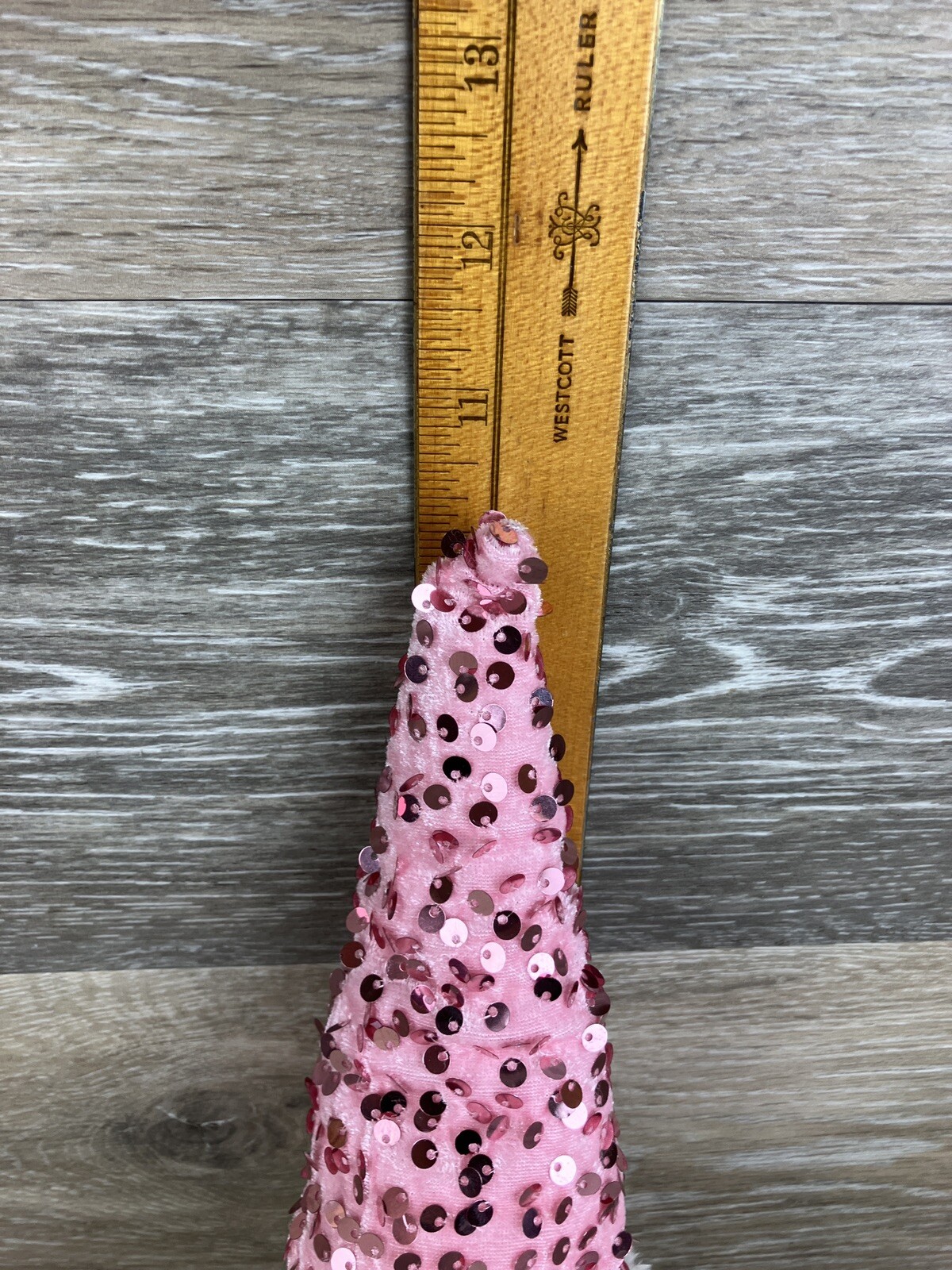 Gnome Pink Sequin Lighted Figure Night Light Lamp