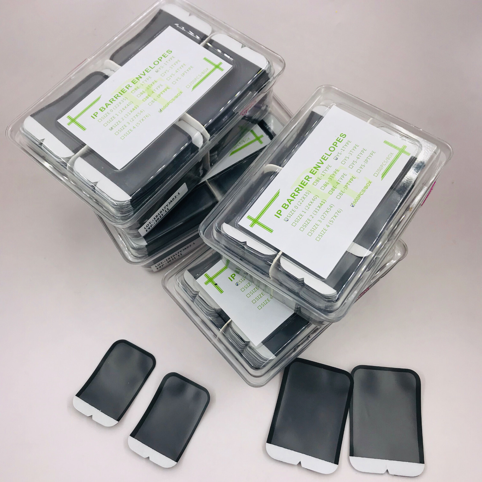 2000pc Digital X ray Barrier Envelope Sleeves for Phosphor Plate Scan Size 2&0