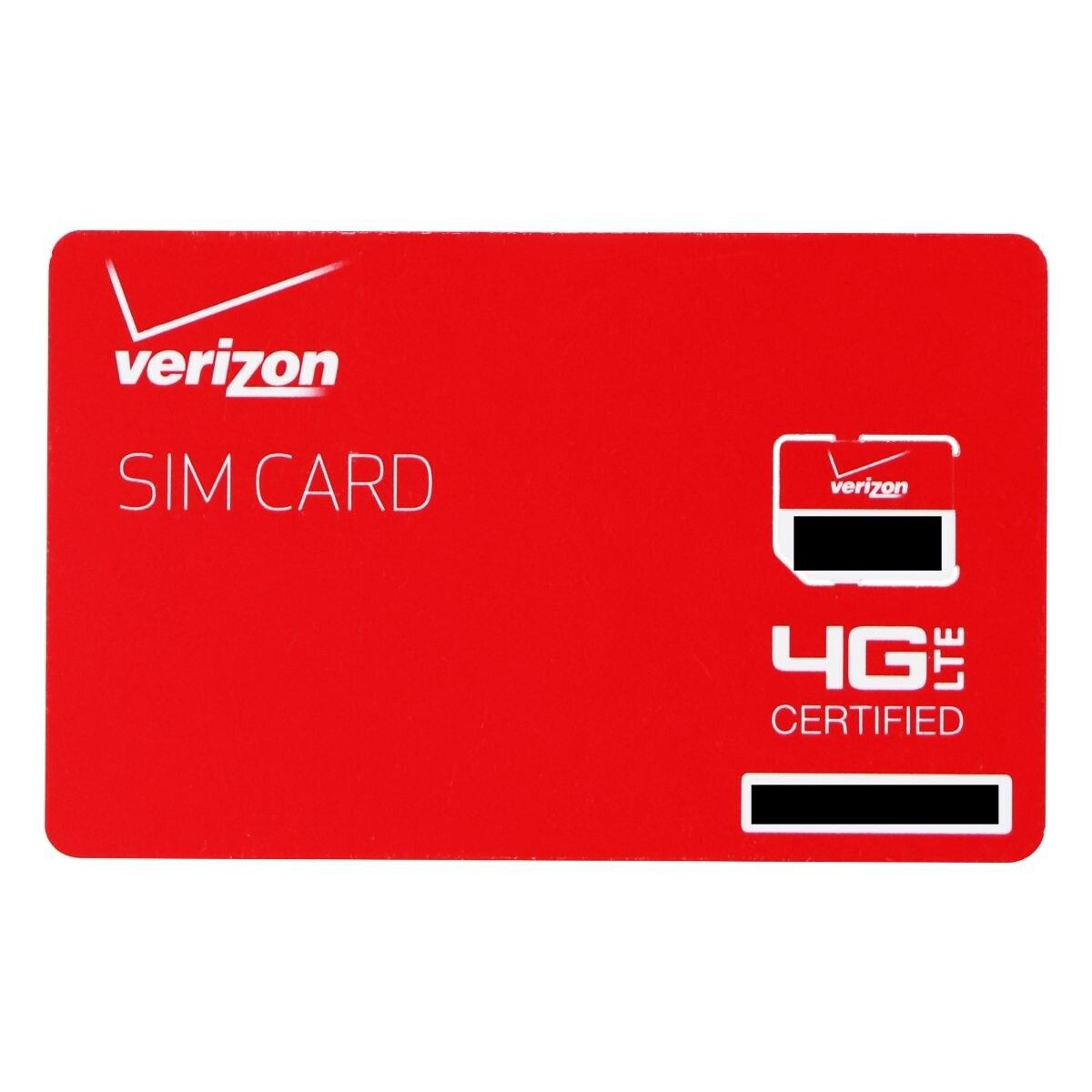 Verizon Sim Card 4G LTE - Certified (NEW) (LOT of 75)
