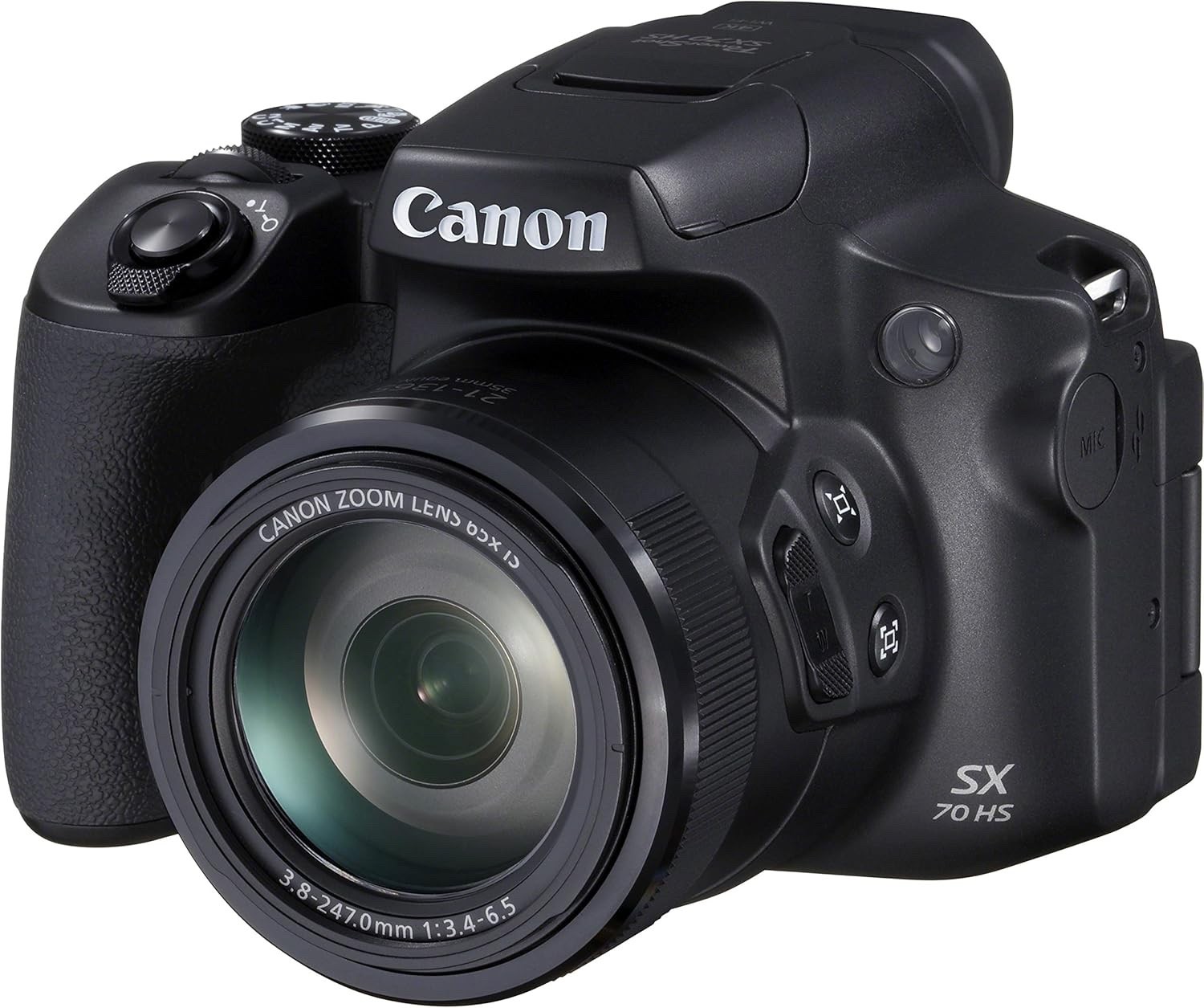 Canon Power Shot SX70 HS  Compact Digital Camera Zoom Lens  Black Japan W/Box