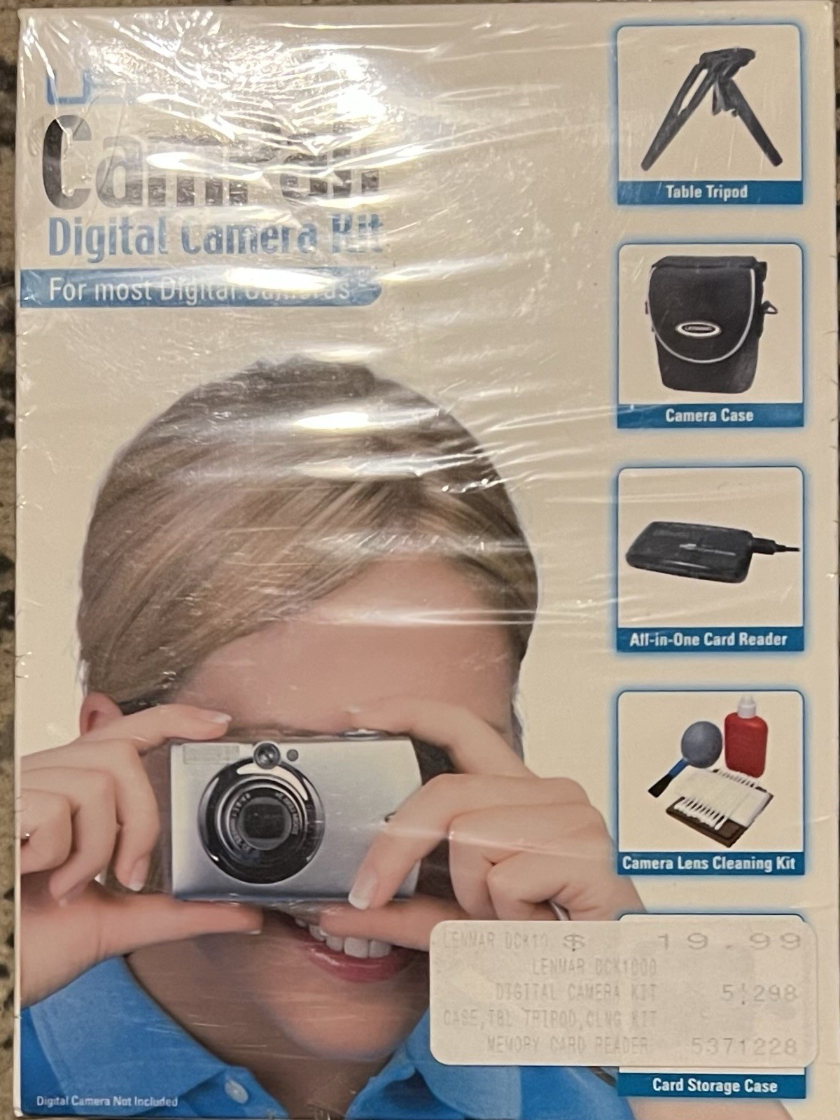 LENMAR Digital Camera Kit CamPak For Most Digital Cameras Sealed NEW Vintage