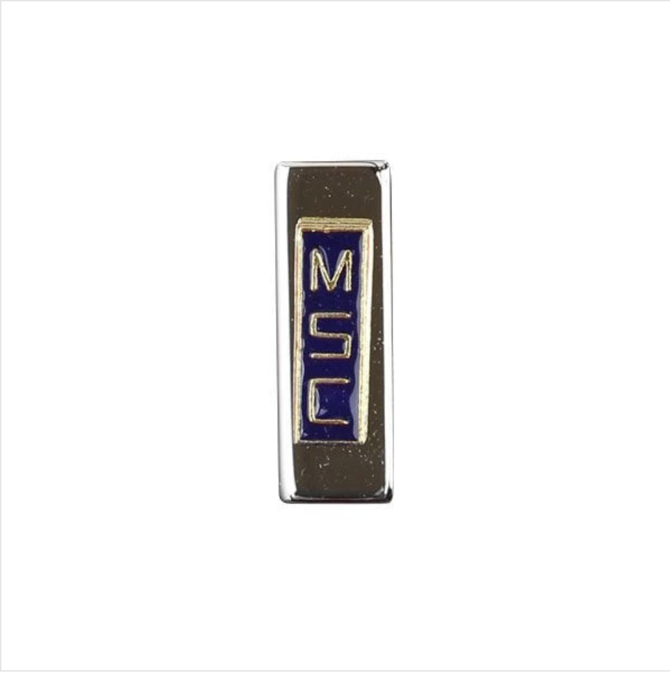 GENUINE U.S. MILITARY SEALIFT COMMAND COLLAR DEVICE: LIEUTENANT JUNIOR GRADE
