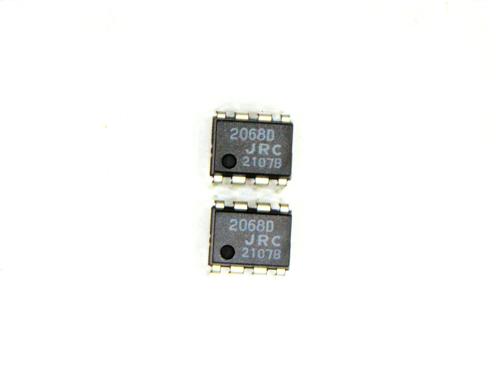 NJM2068D  "Original" JRC  8P DIP IC  2 pcs