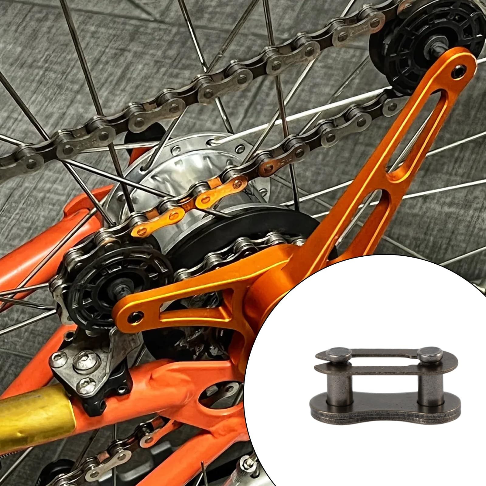 20 Pack Bike Chain Master Links Removable Quick Split Links