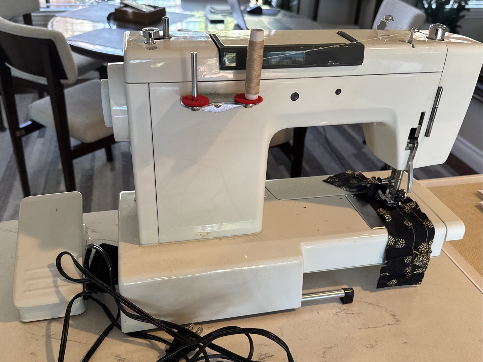JC Penney Model 6923 Sewing Machine Tested In Working Condition EXCELLENT