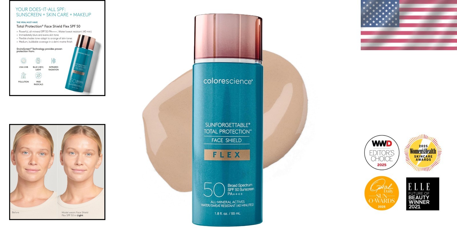 Total Protection Face Shield Flex SPF 50