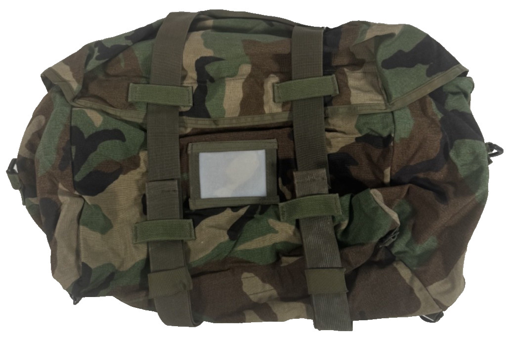 USGI Military MOLLE II Sleep System Carrier Bag Woodland Camo