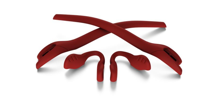 AUTHENTIC OAKLEY RADAR EV EVOLUTION REDLINE EAR SOCKS NOSE PADS Temple Tips Red
