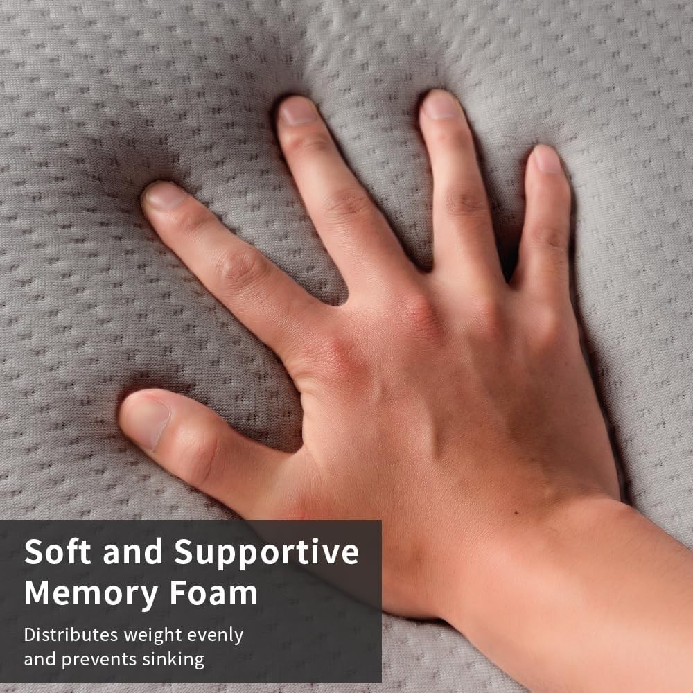 Professional Quality Memory Foam Massage Topper 73x24x2 - Removable & Easy Care