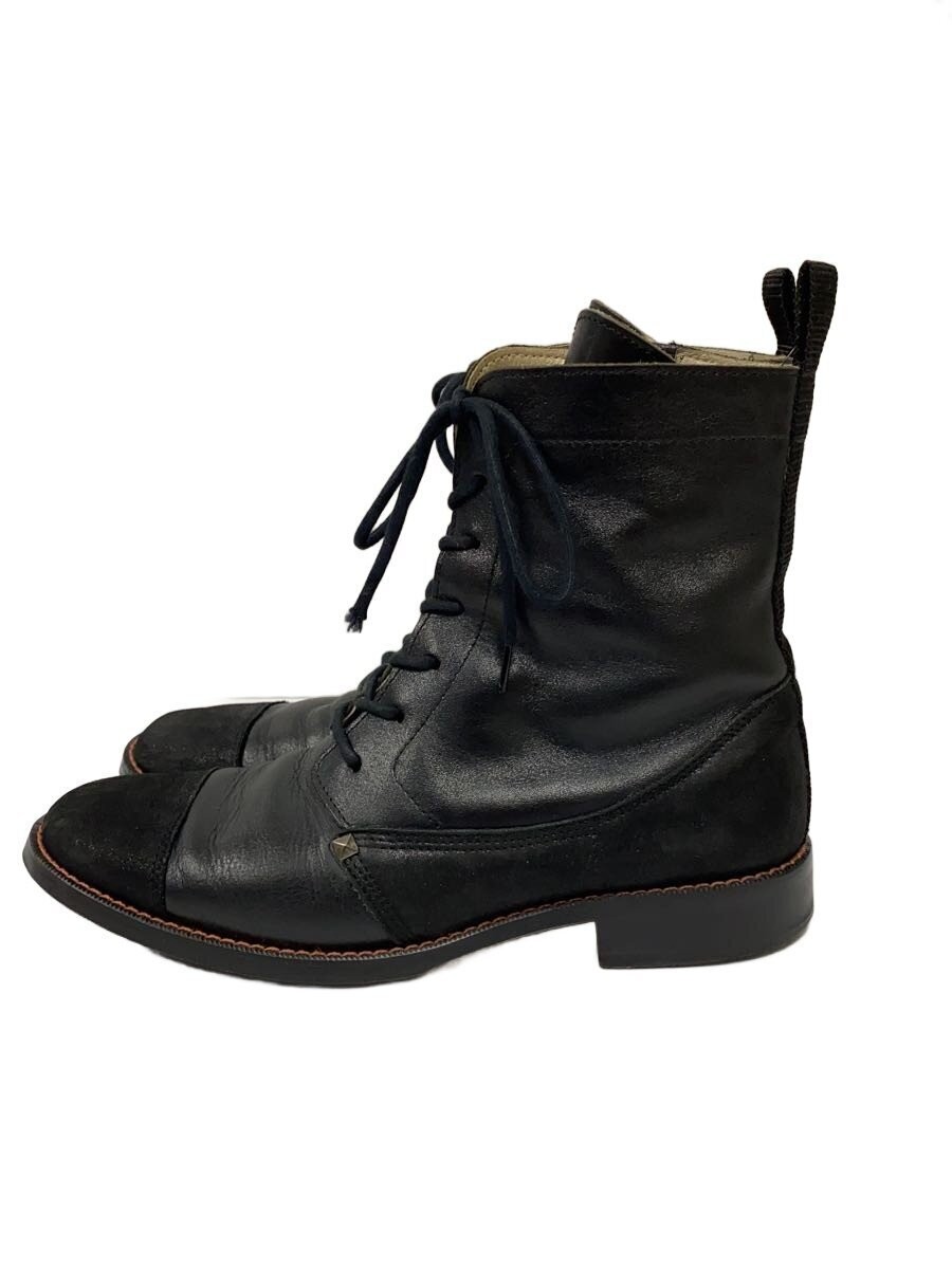 Lace-Up Boots/Black/Leather 3544