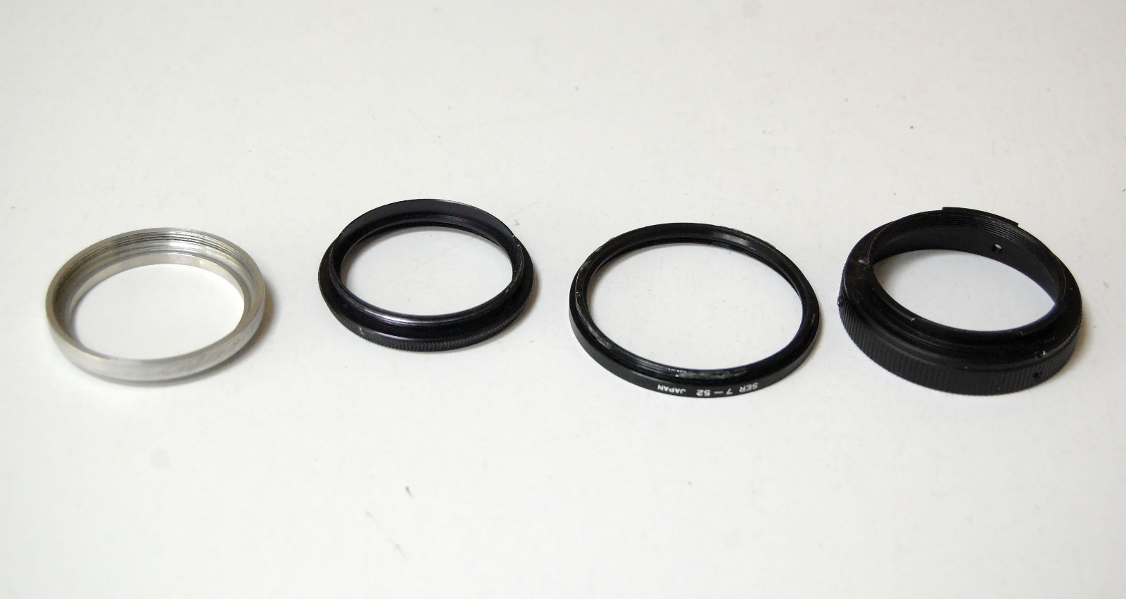 23 Assorted Photographic Filter Adapter Rings Series Holders Miscellaneous Parts