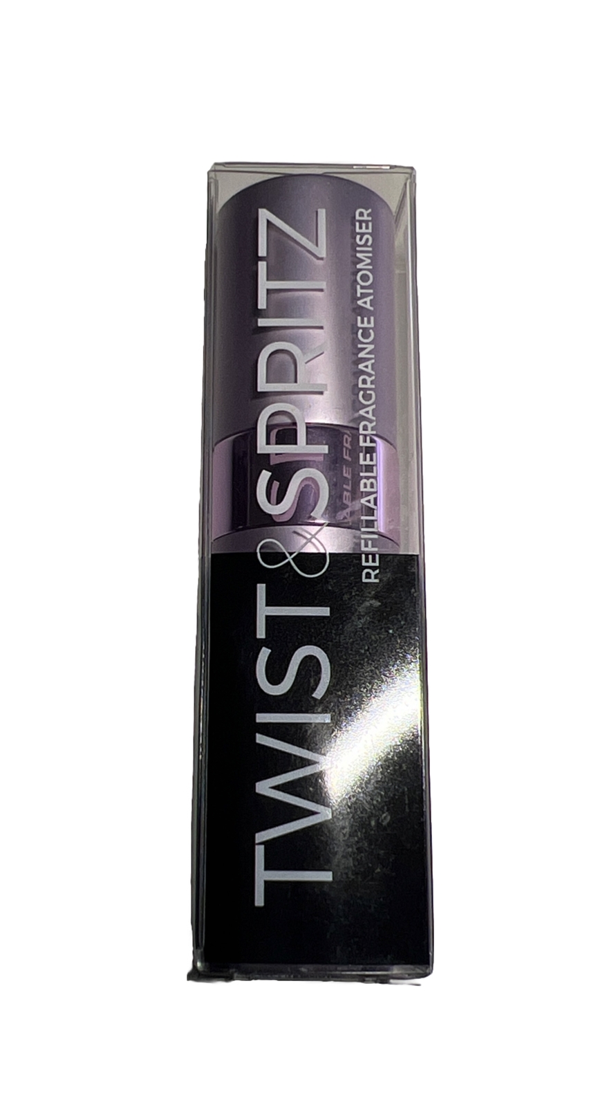 Twist And Spritz Atomizer-“Lavender/Lilac Color”8 Ml-100 Sprays-(NEW IN BOX)