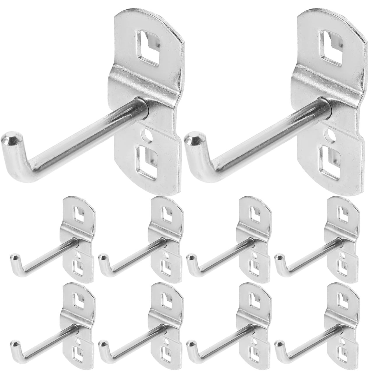 12 PCS Supermarket Shelf Rack Hook Heavy Duty Exhibition Display Retail Tool