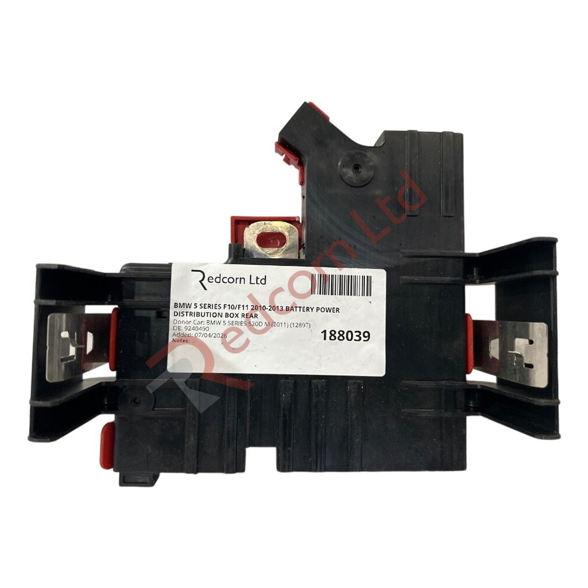BMW 5 SERIES F10/F11 2010-2013 BATTERY POWER DISTRIBUTION BOX REAR 9240490