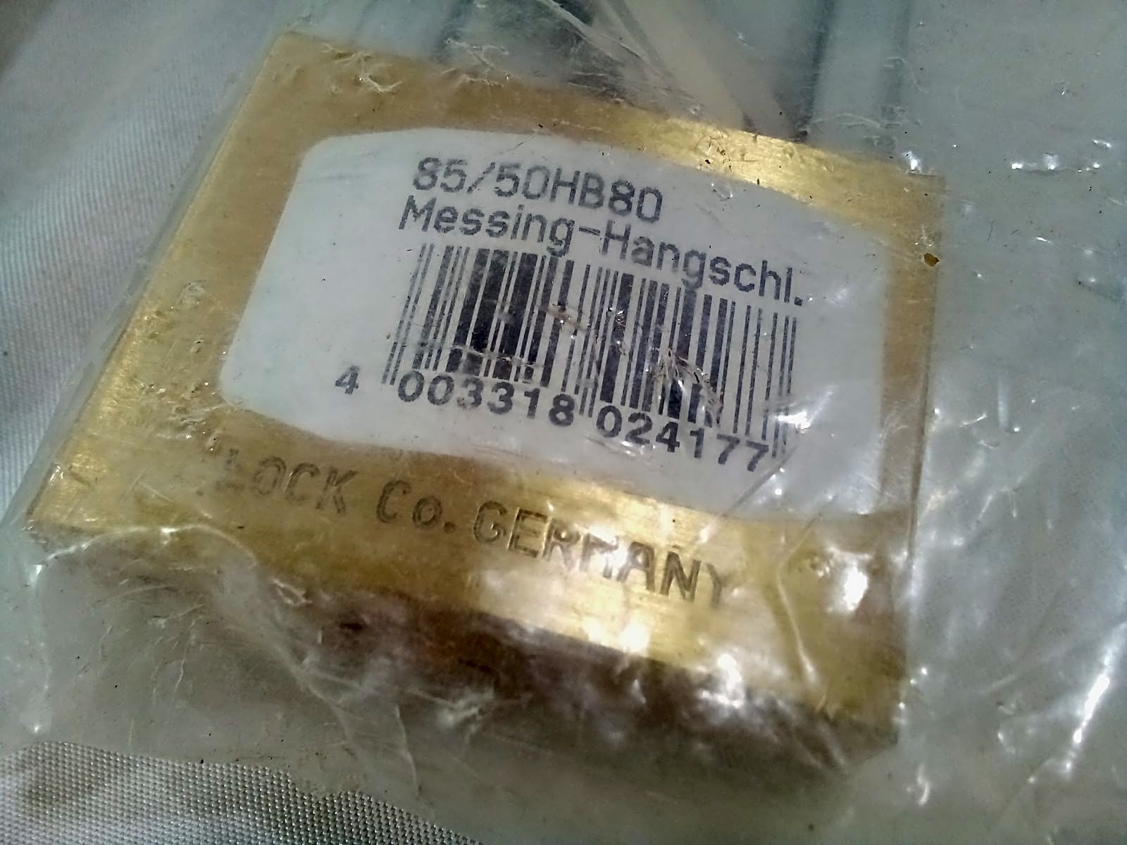 ABUS 85/50HB80 Solid Brass Long Shackle Padlock Lot of 3