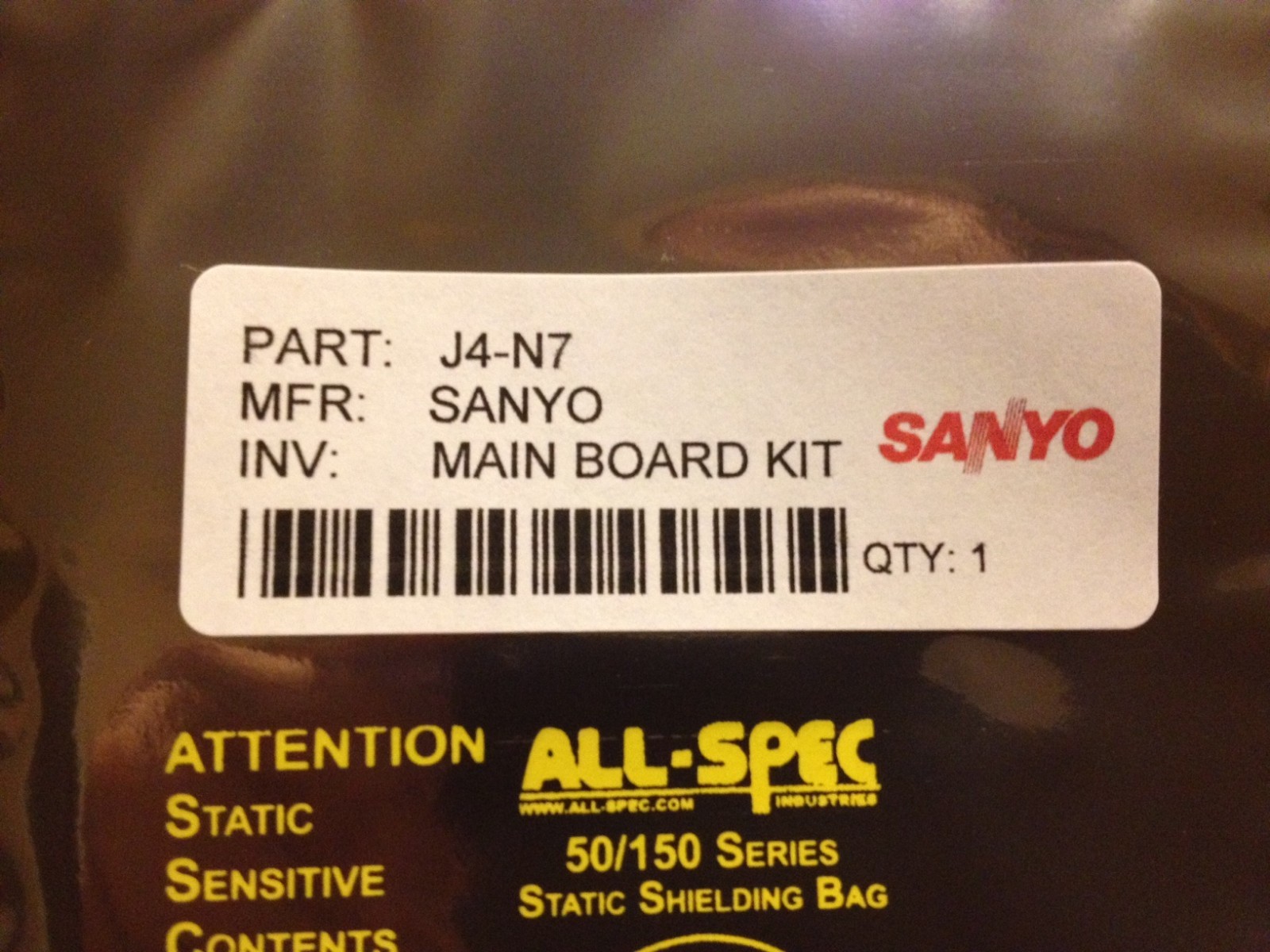 SANYO Main Board Repair Kit DP42740 DP50710 DP50740 DP50741 DP52440