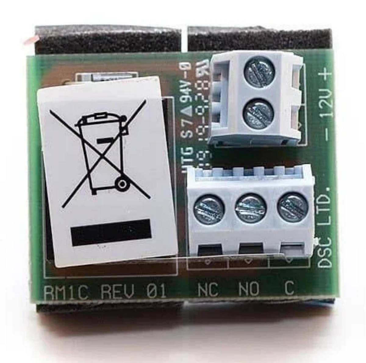 DSC RM-1C 12V Single Relay Module PCB ULC