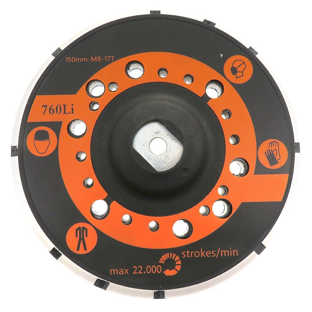 6 inch /148mm Sanding Pad 45 Holes for Pneumatic Sander Compatible with M8 17T