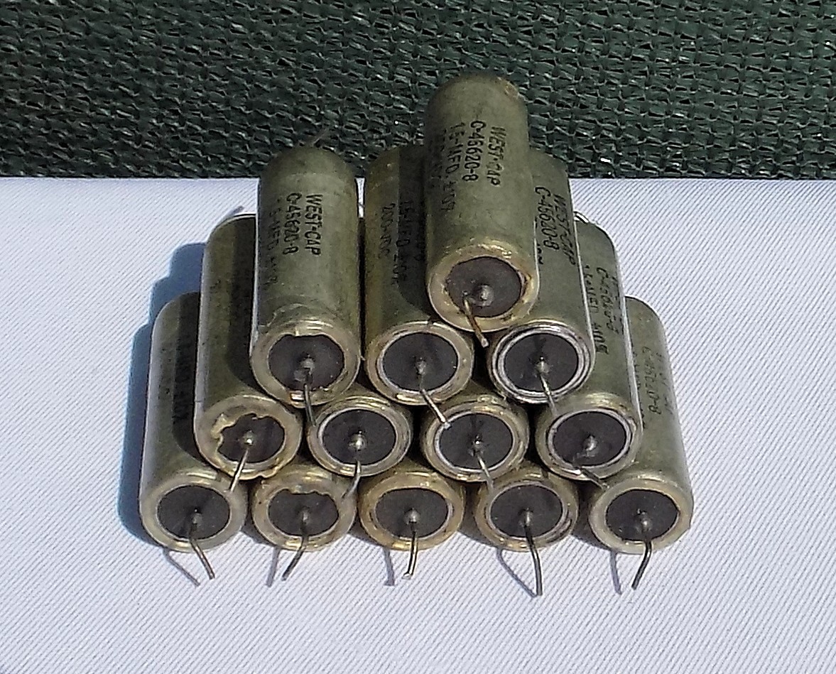 WEST-CAP Capacitors 1.5 MFD 200 VDC  (Lot of 13pcs)
