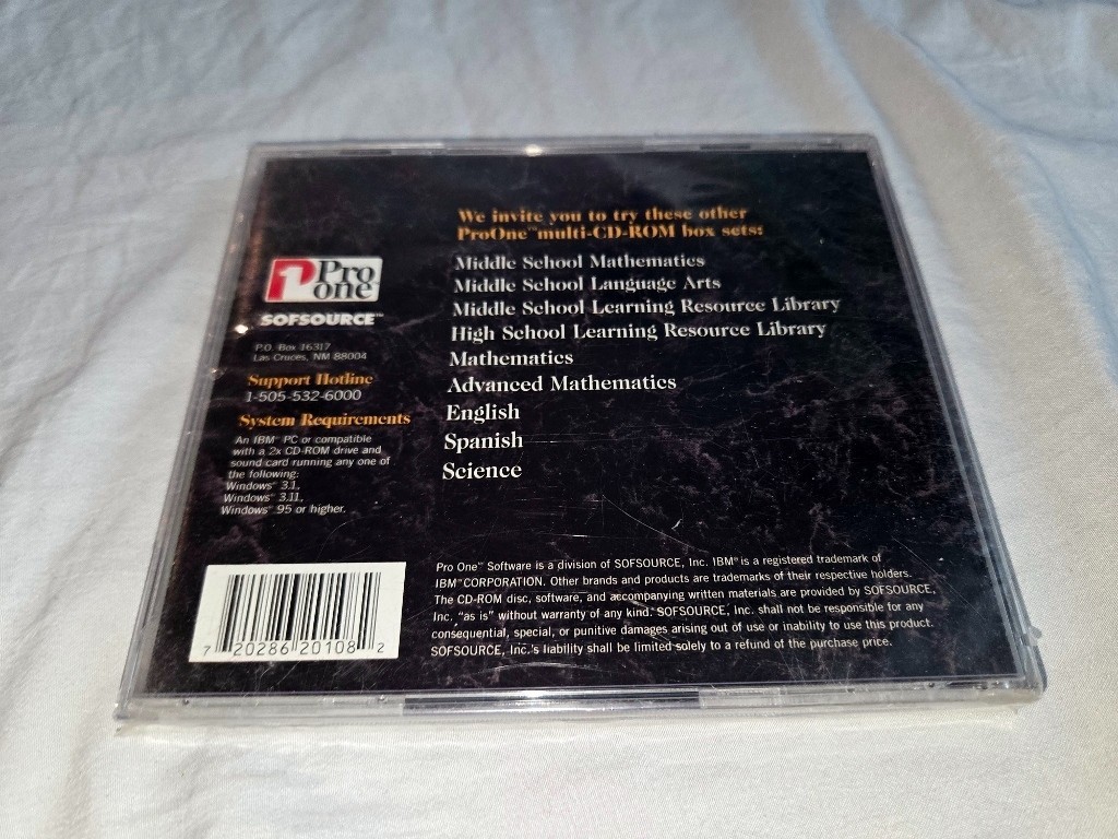 New Sealed Learning Tools That Work Mathematics Calculus 1 CD-ROM PC