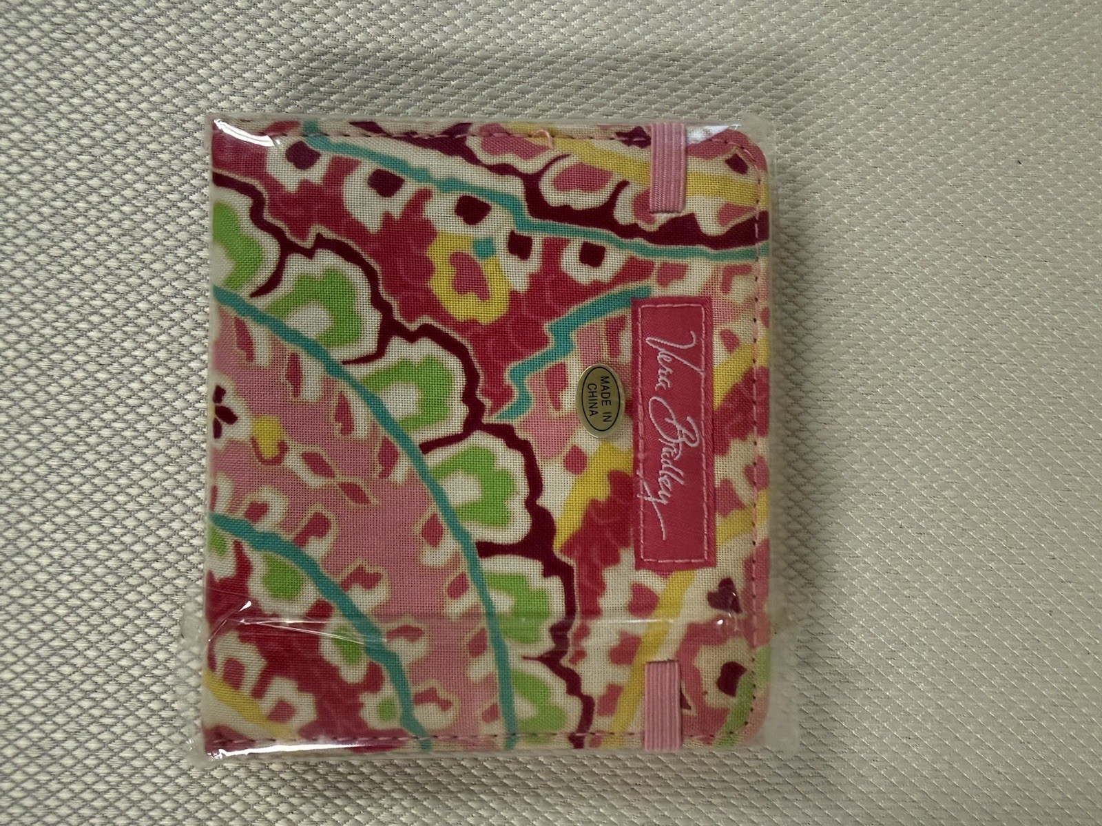 NEW Vera Bradley Small Notepad Capri Melon pink Notebook Purse/Scratch Paper