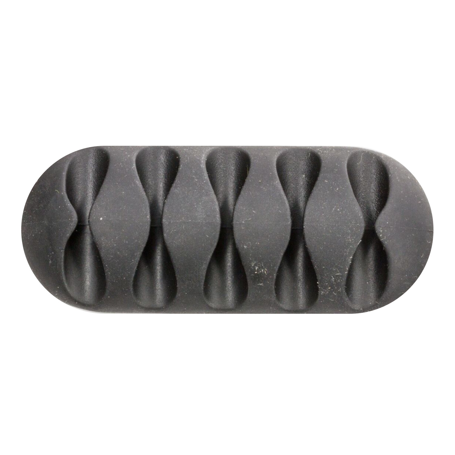 Rok Hardware Multipurpose Quintuple Cable Clip, Desktop Cable Organizer, Black
