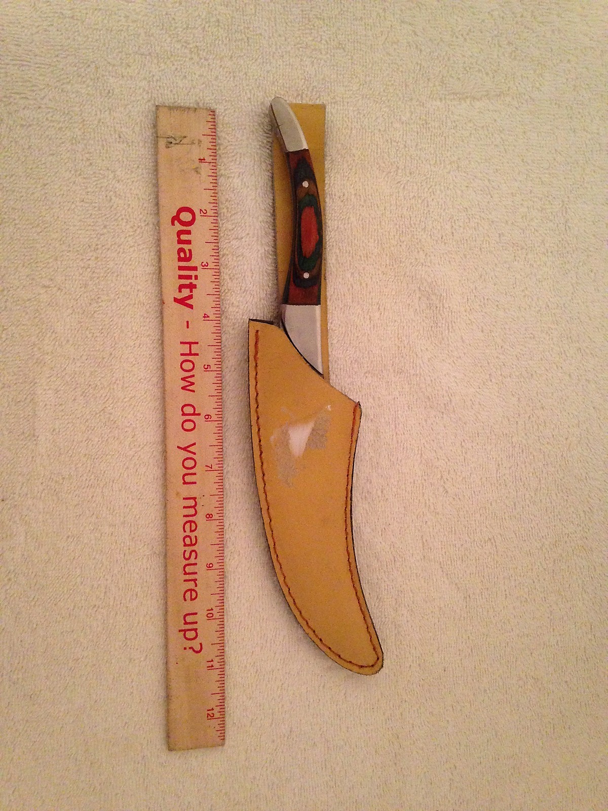 LONG PAKISTAN SINGLE BLADE KNIFE WITH SHEATH