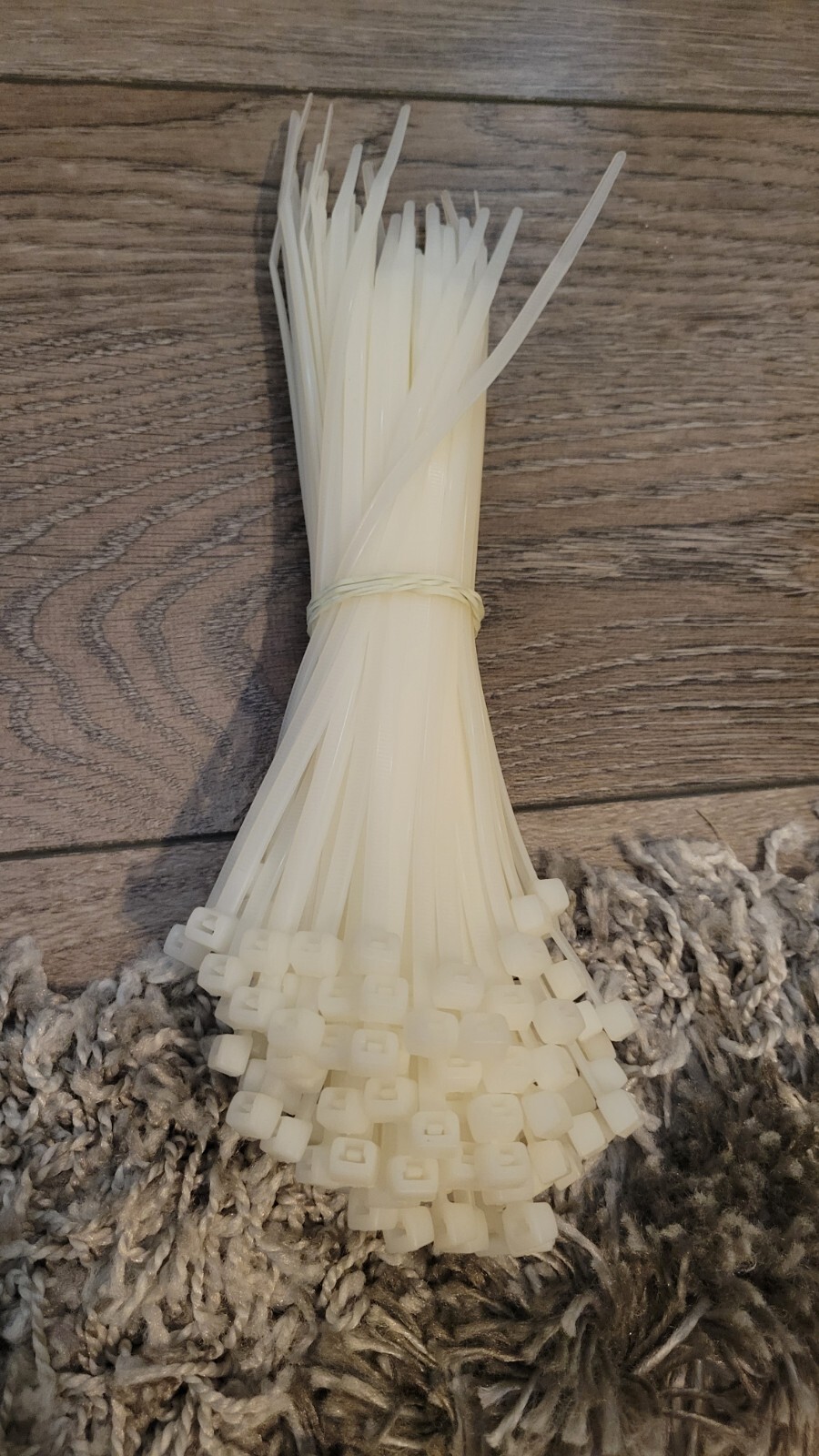 150 PACK 8 INCH NYLON ZIP CABLE TIES WIRE TIE WRAPS WHITE 75 LBS 8" TYPE 21S new