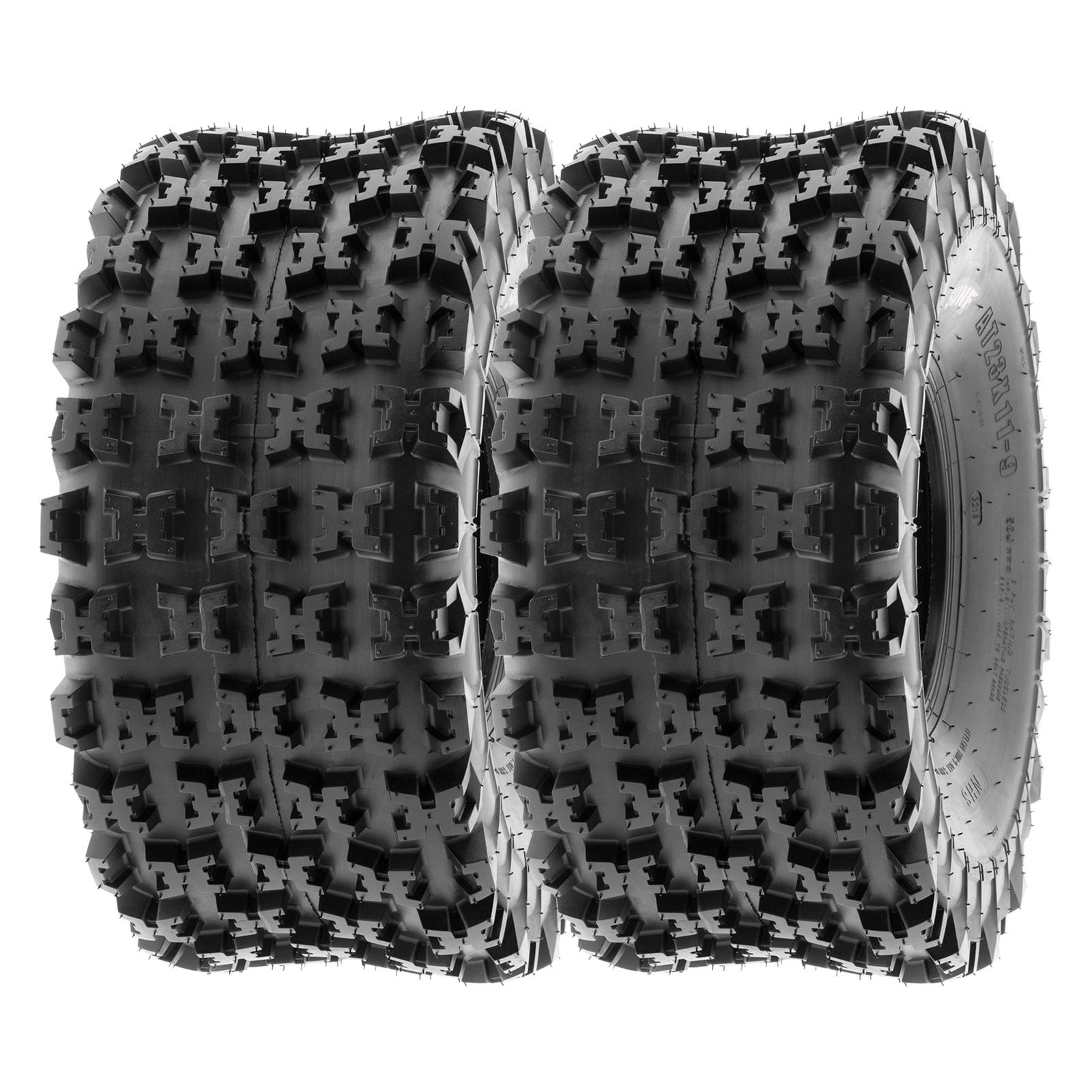 【2】SunF 20x11-9 ATV UTV Tires 20x11x9 Tubeless 6 Ply for 9  Rims - A027