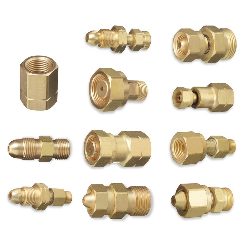 Cylinder To Regulator Acetylene Adaptors. CGA-200, CGA-300, CGA-510 And CGA-520