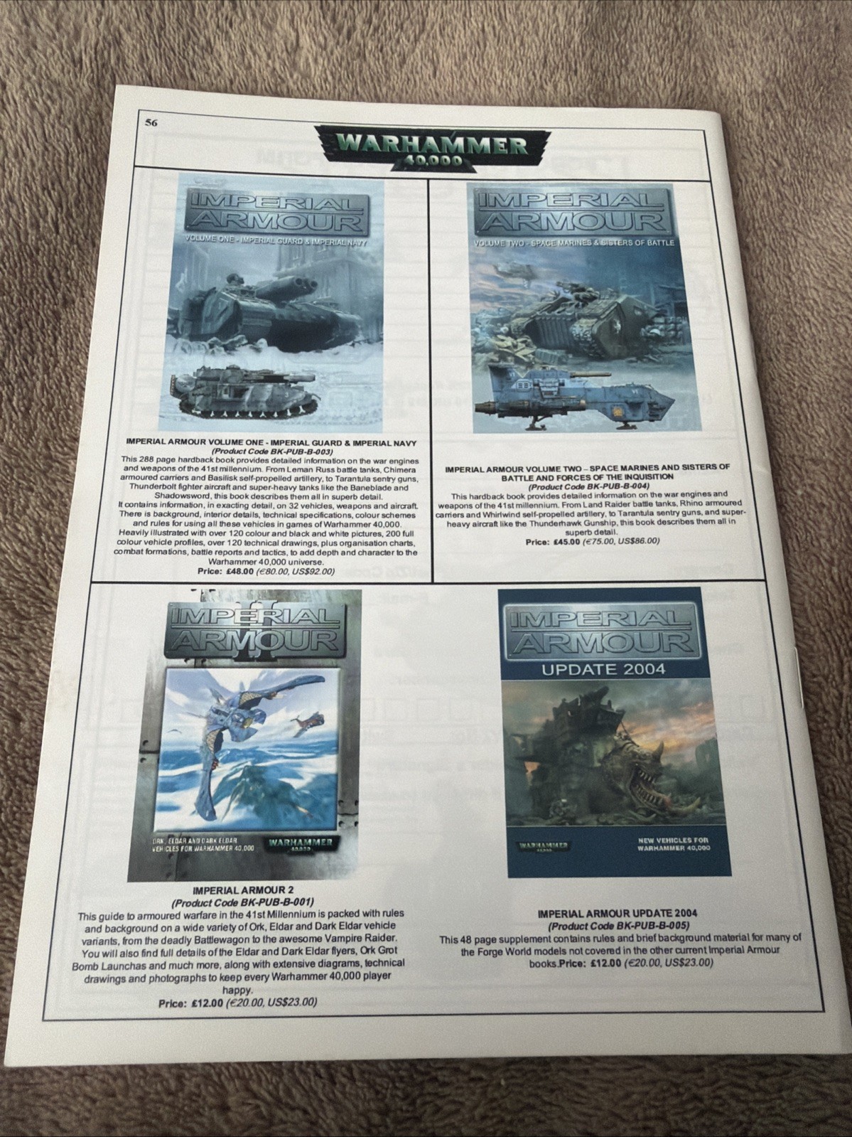 Forge World 2005 Catalogue/Catalog