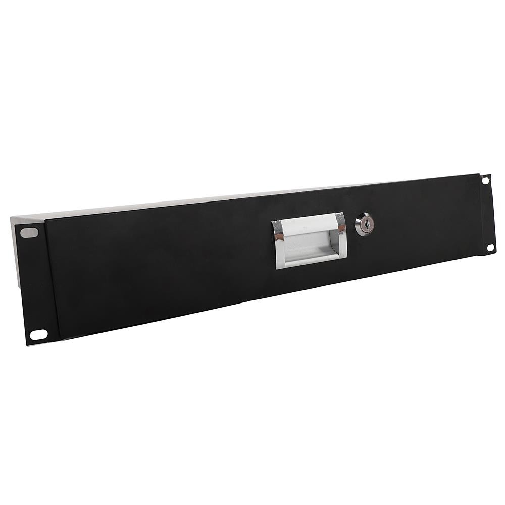 19" 2U Equipment Rack Drawer-Module Storage Patch Panel Data Cabinet