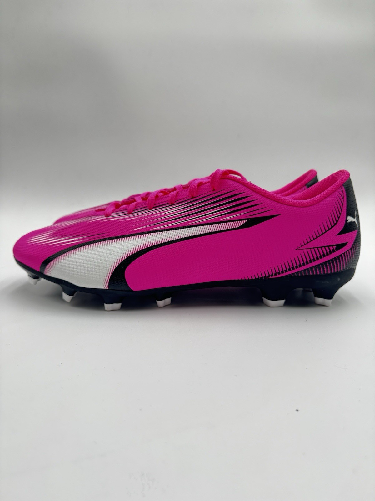 Puma Men’s Ultra Play FG/AG Soccer Cleats Size 13 Pink/Black |107763-01|