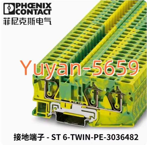 10 PCS Grounding Terminal ST 6-TWIN-PE 3036482 3036482