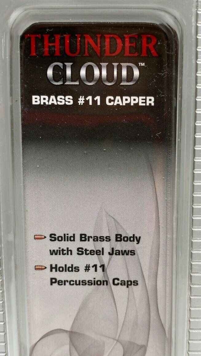 Brass Muzzleloader Capper For #11 Percussion Caps - Thunder Cloud - Allen