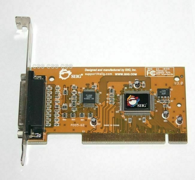 Vintage SIIG Parallel DB25 Port PCI Card J44000038889 JJ-P00112 V3.0