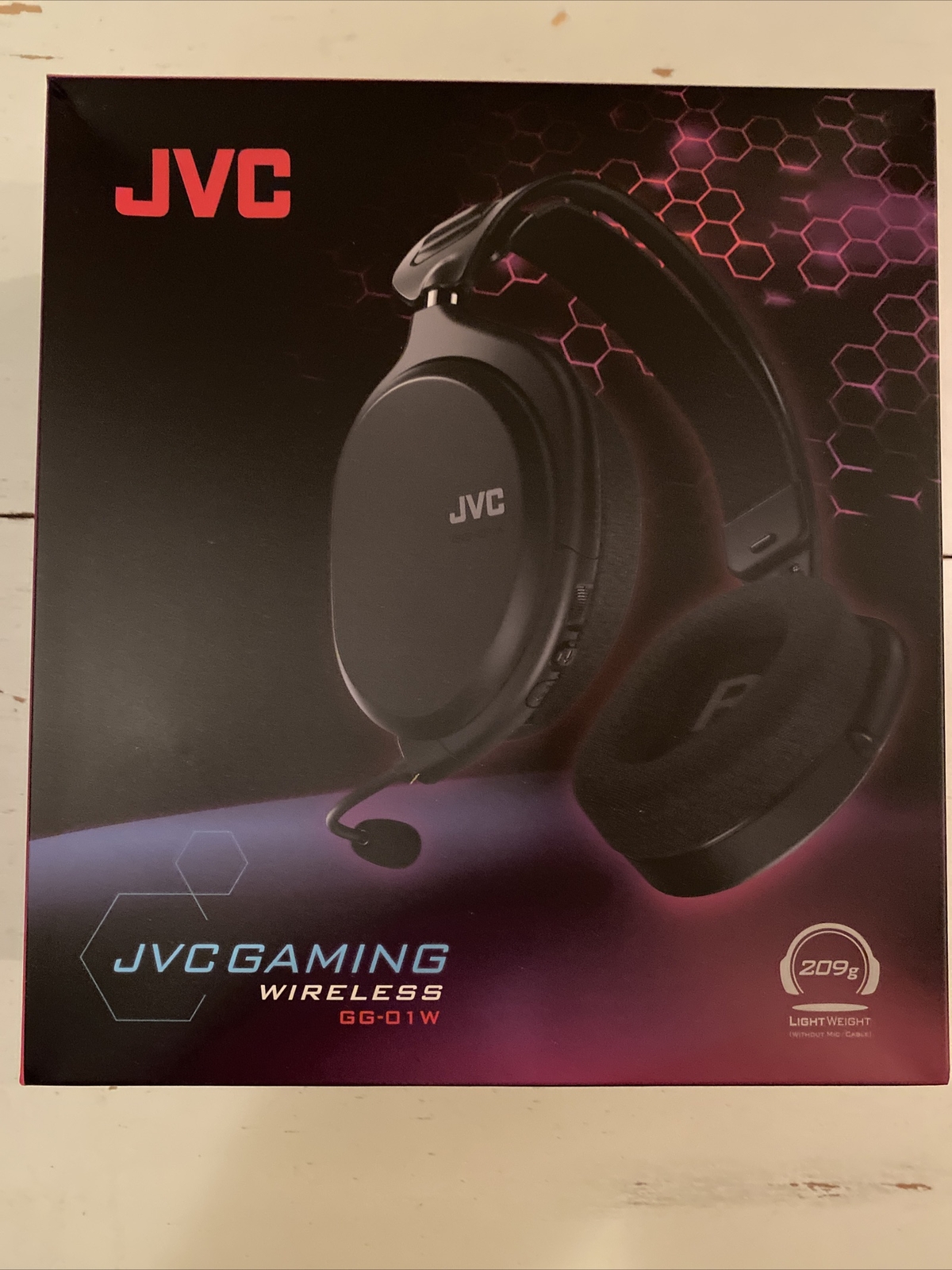 JVC Gaming Wireless GG-01W Headphones New Factory Sealed