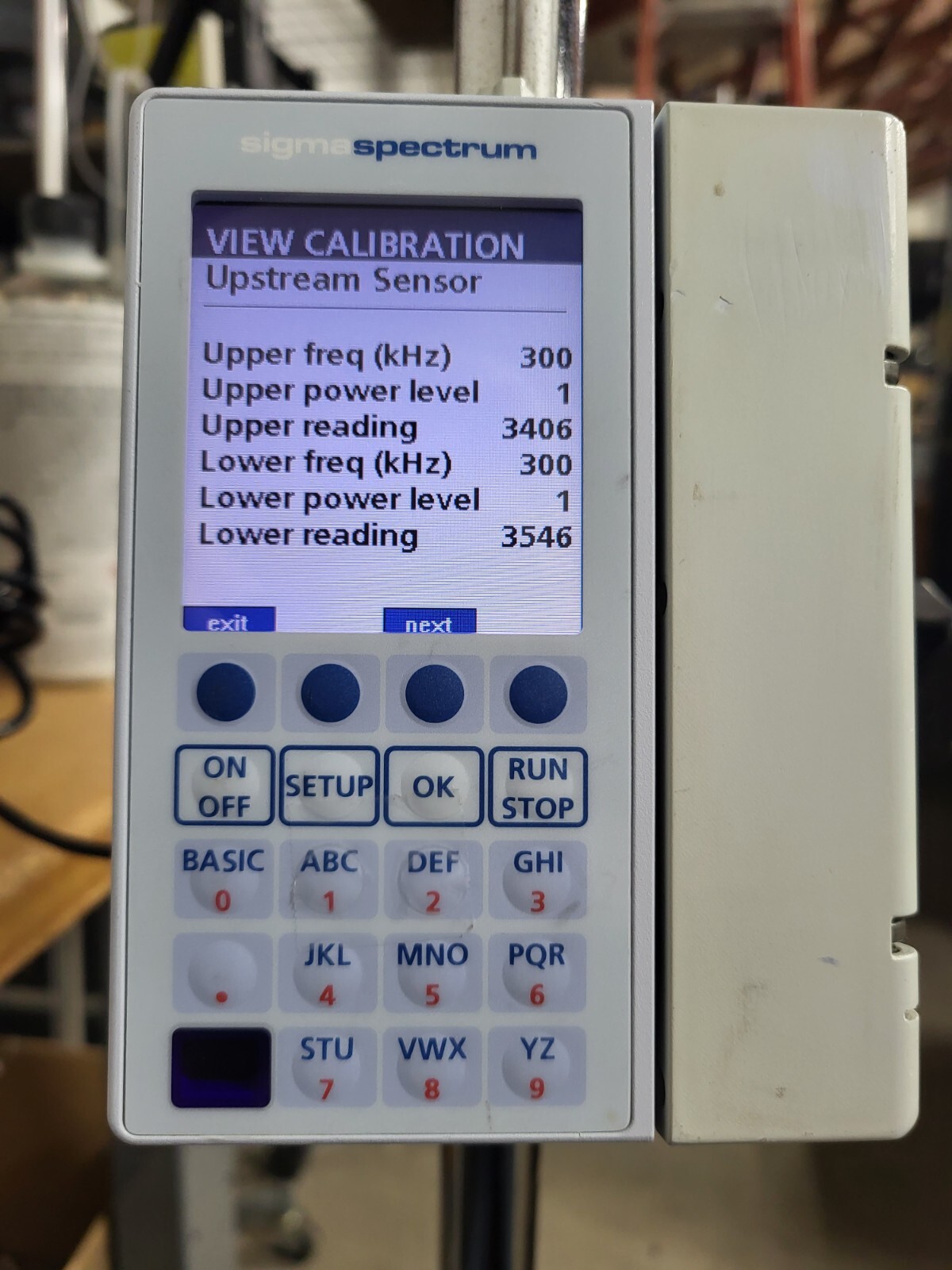 BAXTER SIGMA SPECTRUM PUMP SOFTWARE VERSION 6.05.13 w/ New BATTERY (No Antenna)