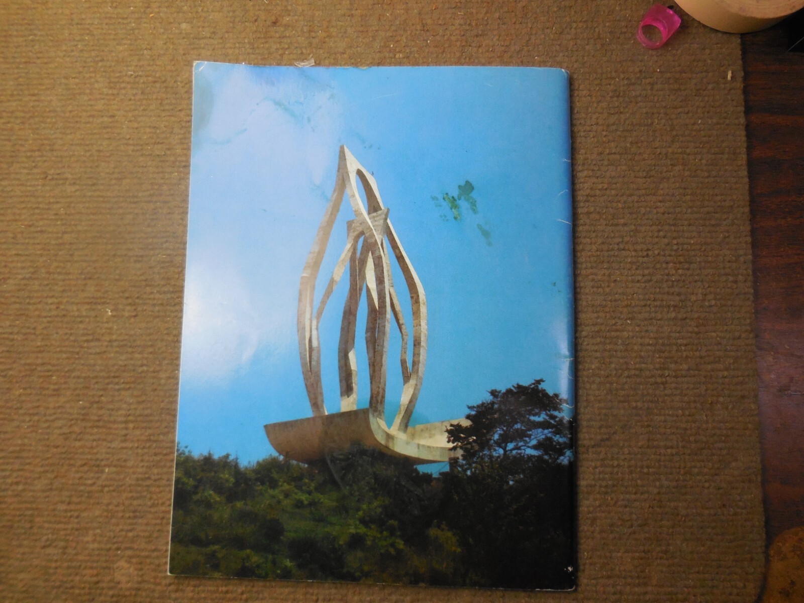 Softcover USAF Book Welcome To Kusan( KOREA) Air Base Home of The Wolf Pack
